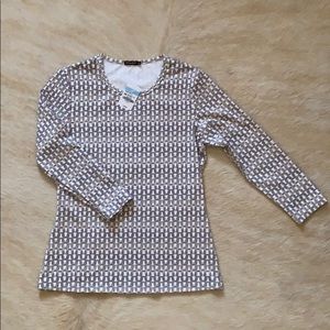 J. McLaughlin Signature Tee in Catalina Cloth